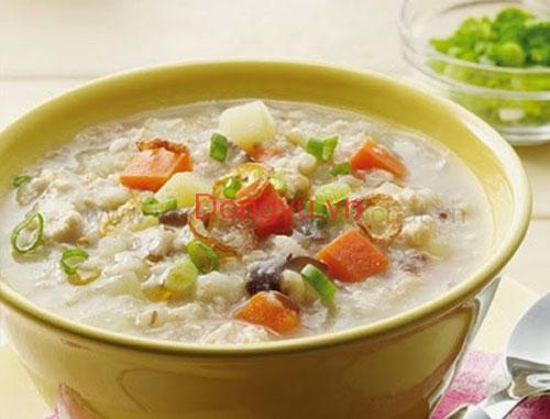 Cháo cá bò da giáp